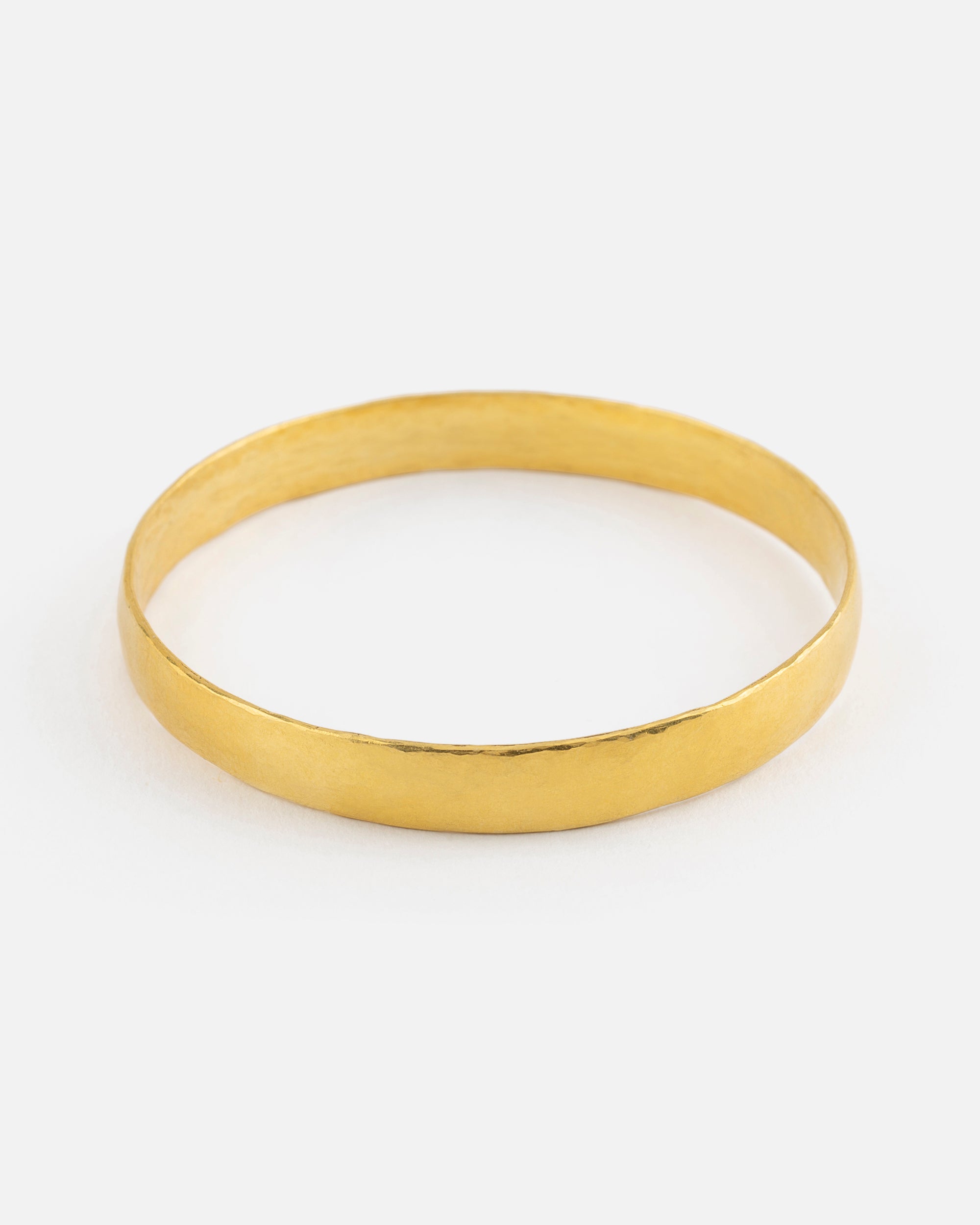Flat Fine Gold Bangle