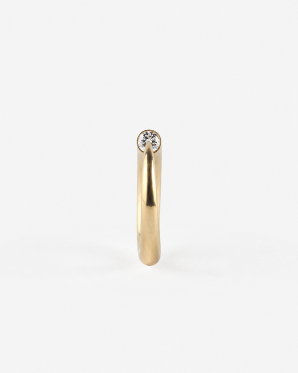 Ouroboros Ring in Gold mit Diamant