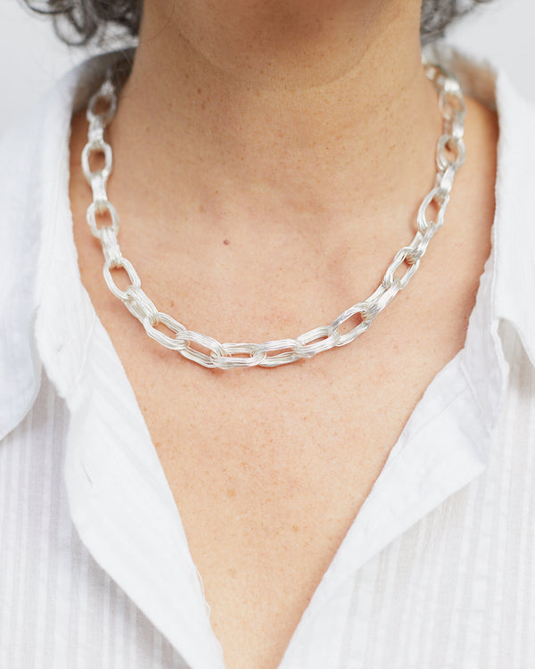 Yarn Kette in Silber