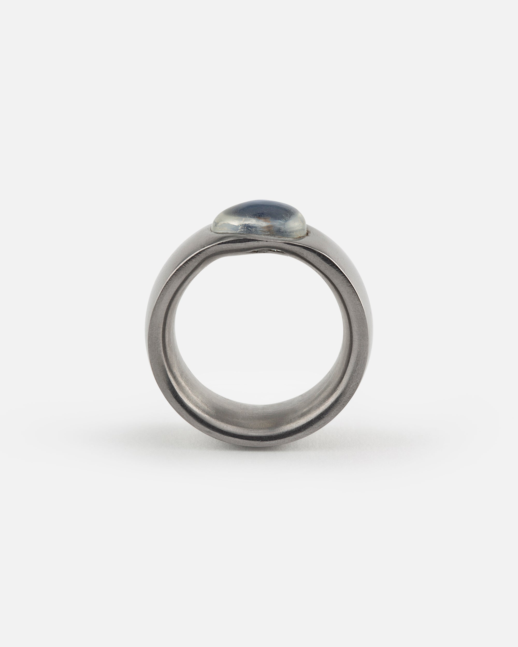 Tantal Ring mit Mondstein