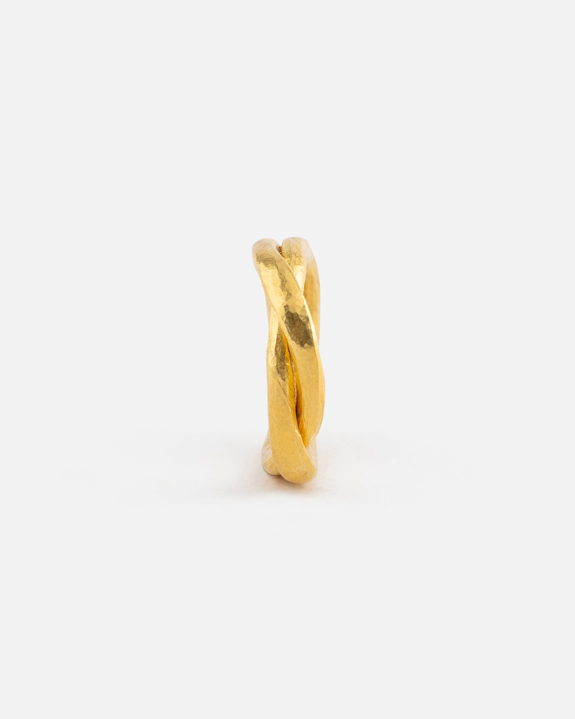 Interlacing Fine Gold Ring