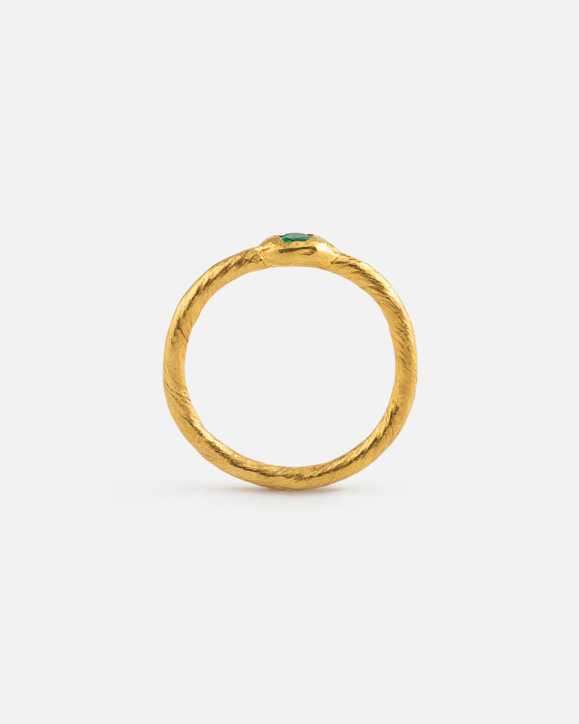 Fine Gold Ring with Emerald