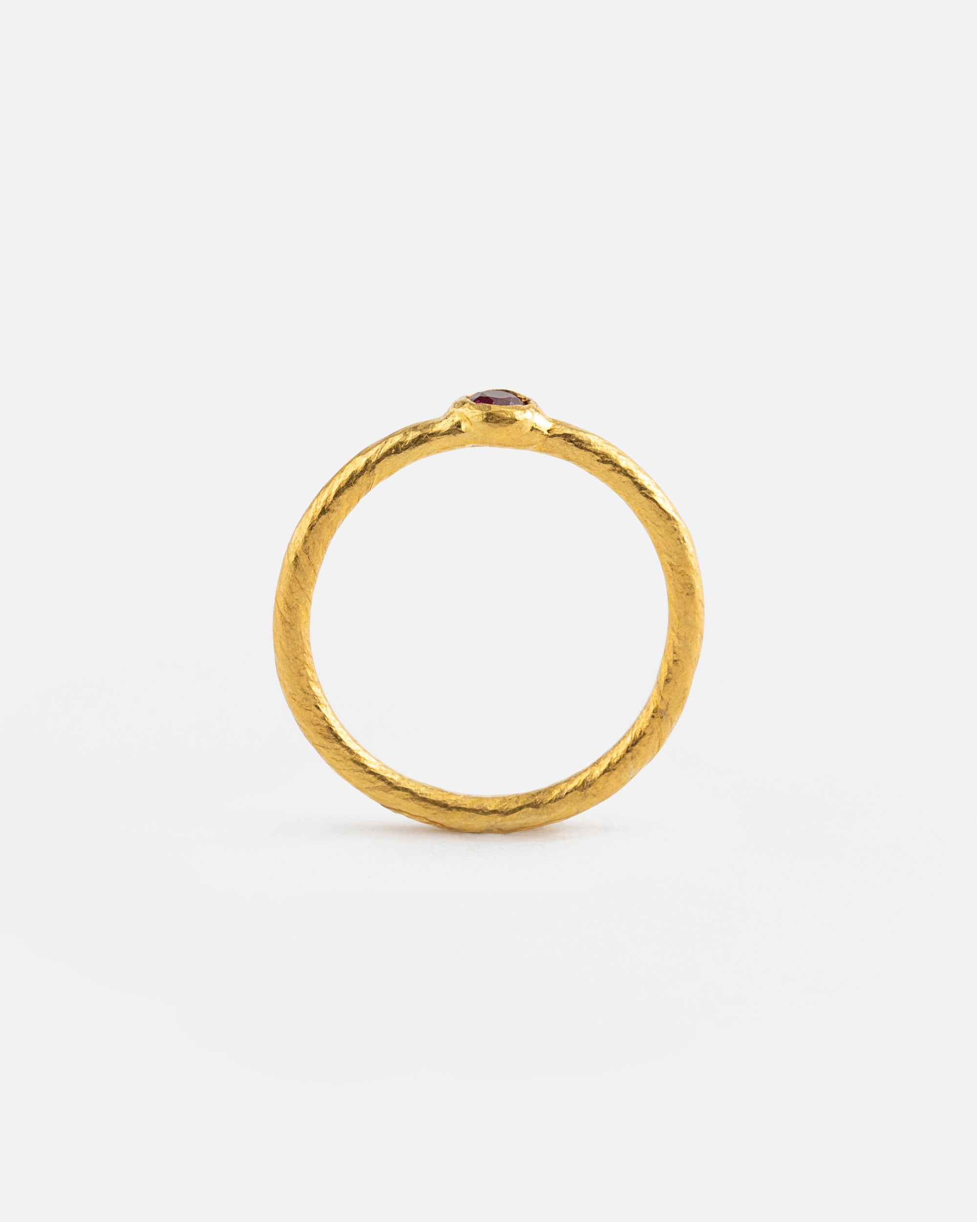 Fine Gold ring with Ruby
