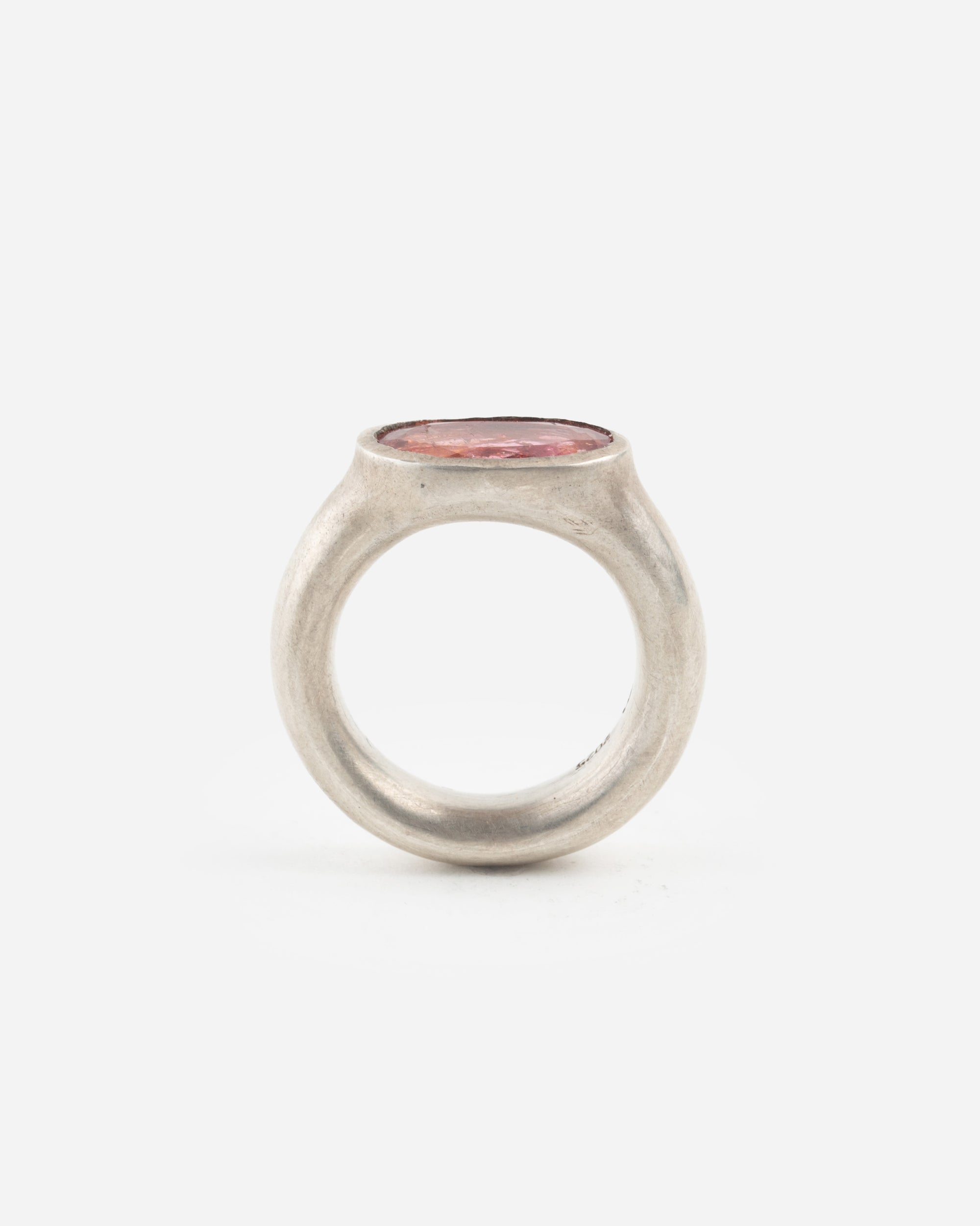 Solitaire Ring mit Rosa Turmalin