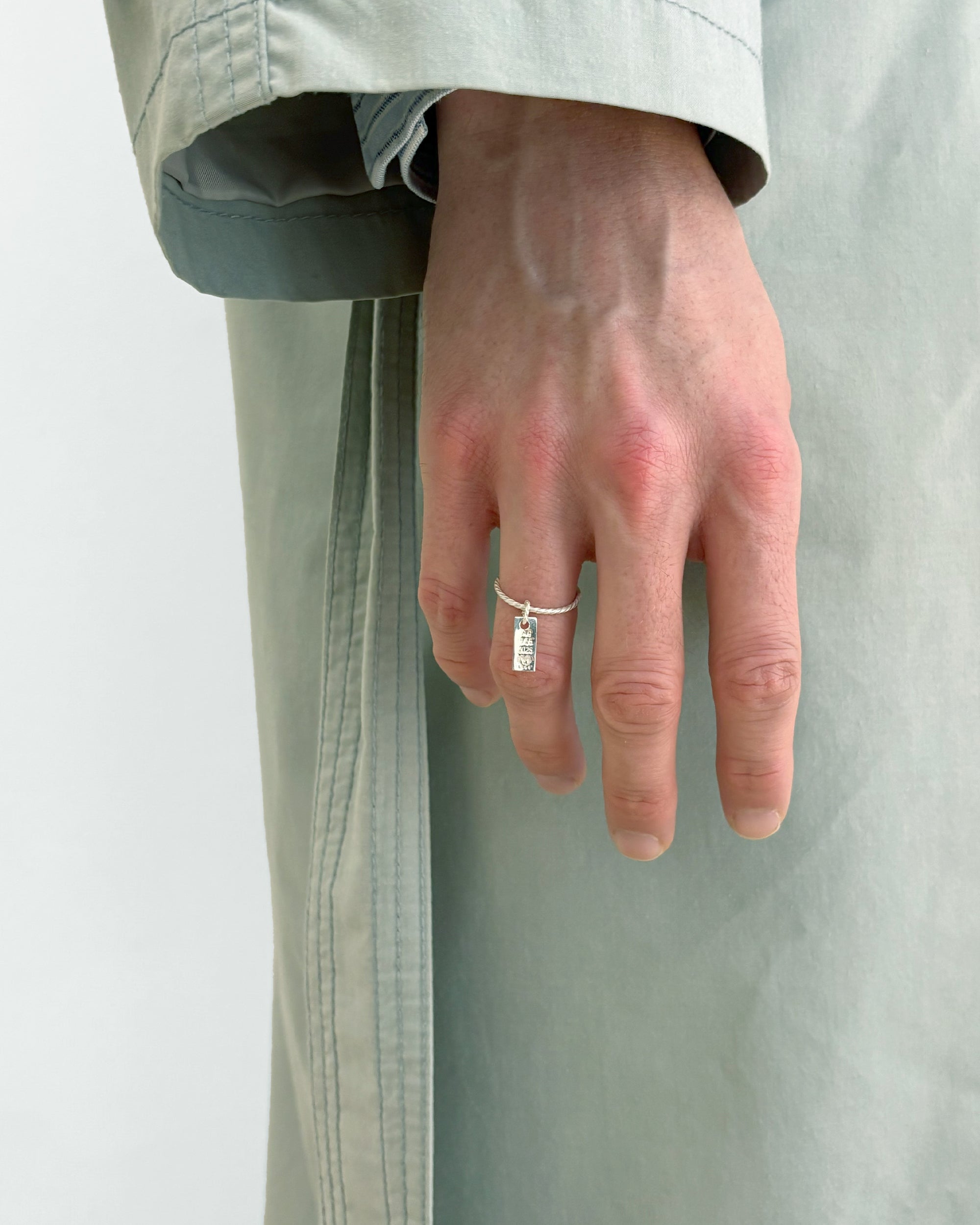 Rope Ring mit Anhänger