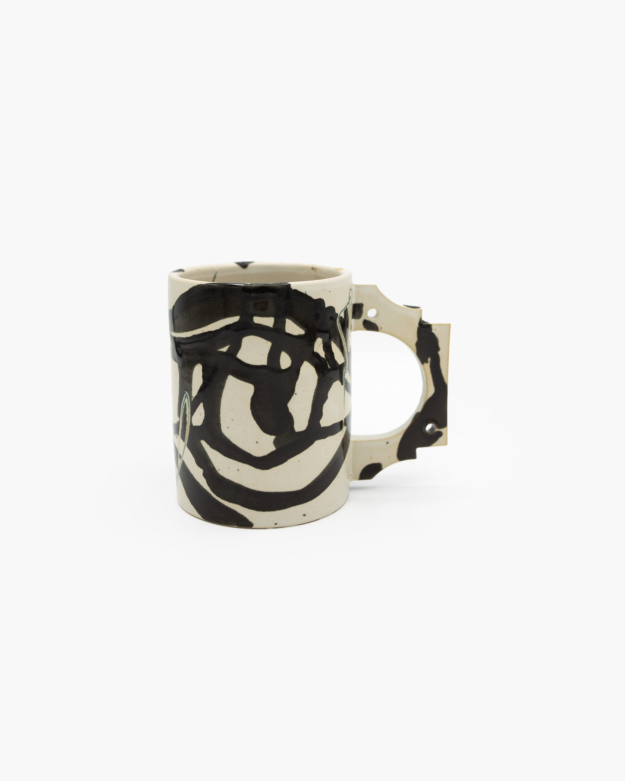 Black and White Ceramic Mug I