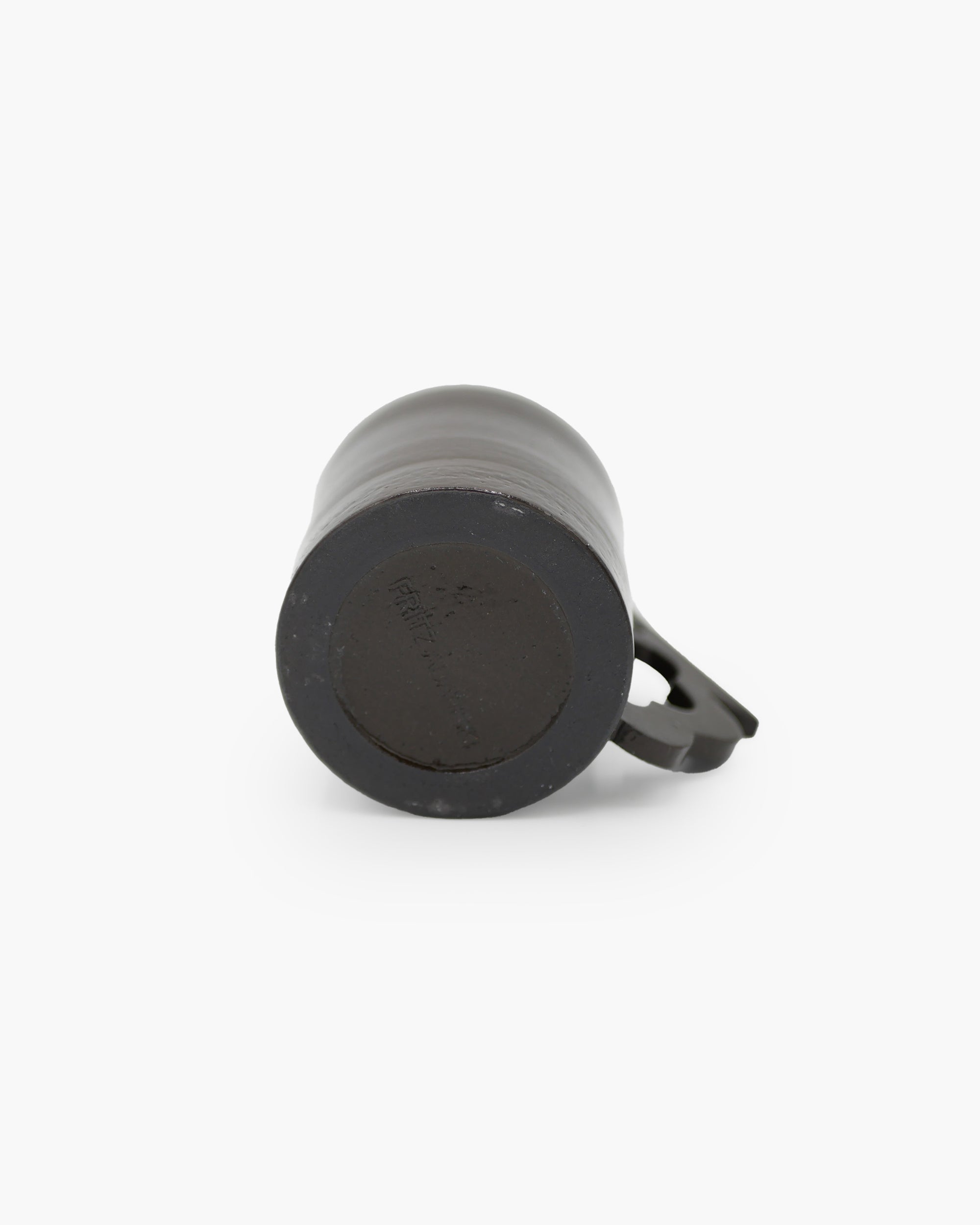 Brown Ceramic Mug with Ornament Handel